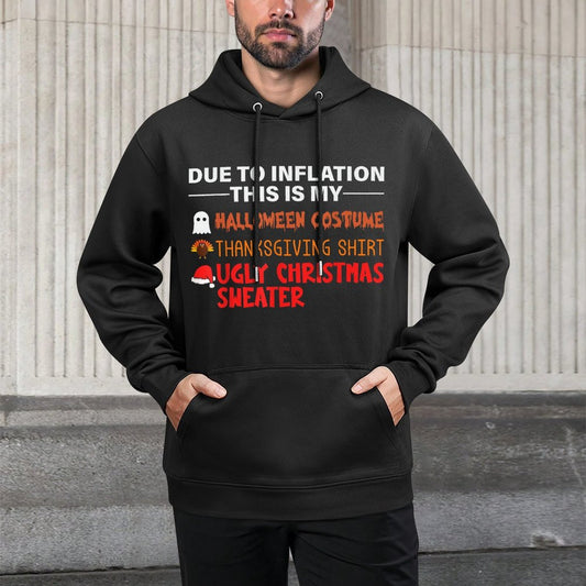 DUE TO INFLATION This Is My Halloween Thanksgiving Christmas Breathable Fabric Hoodie