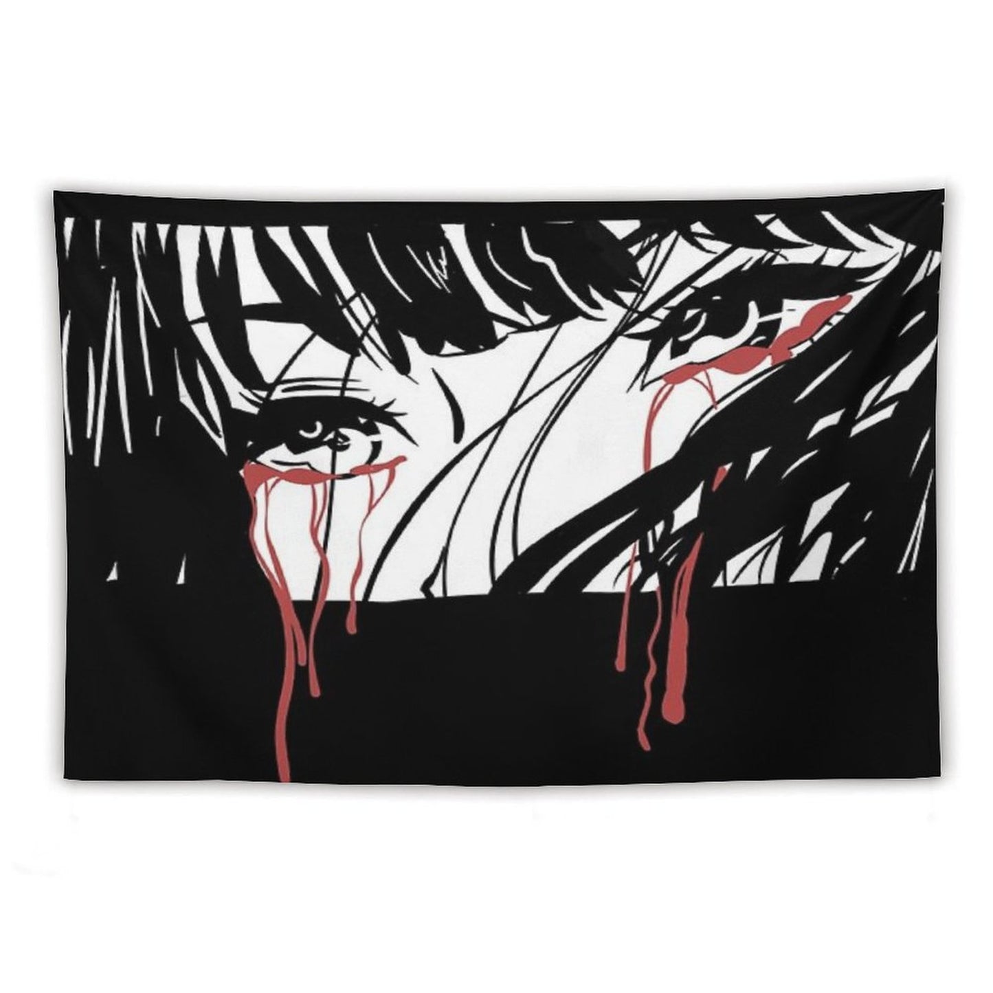 Crying Girl Tapestry