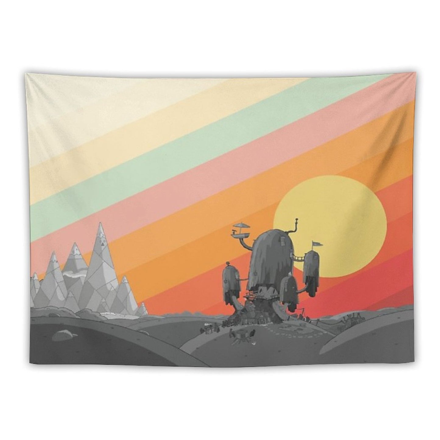 Land Of Ooo (Adventure Time) Tapestry
