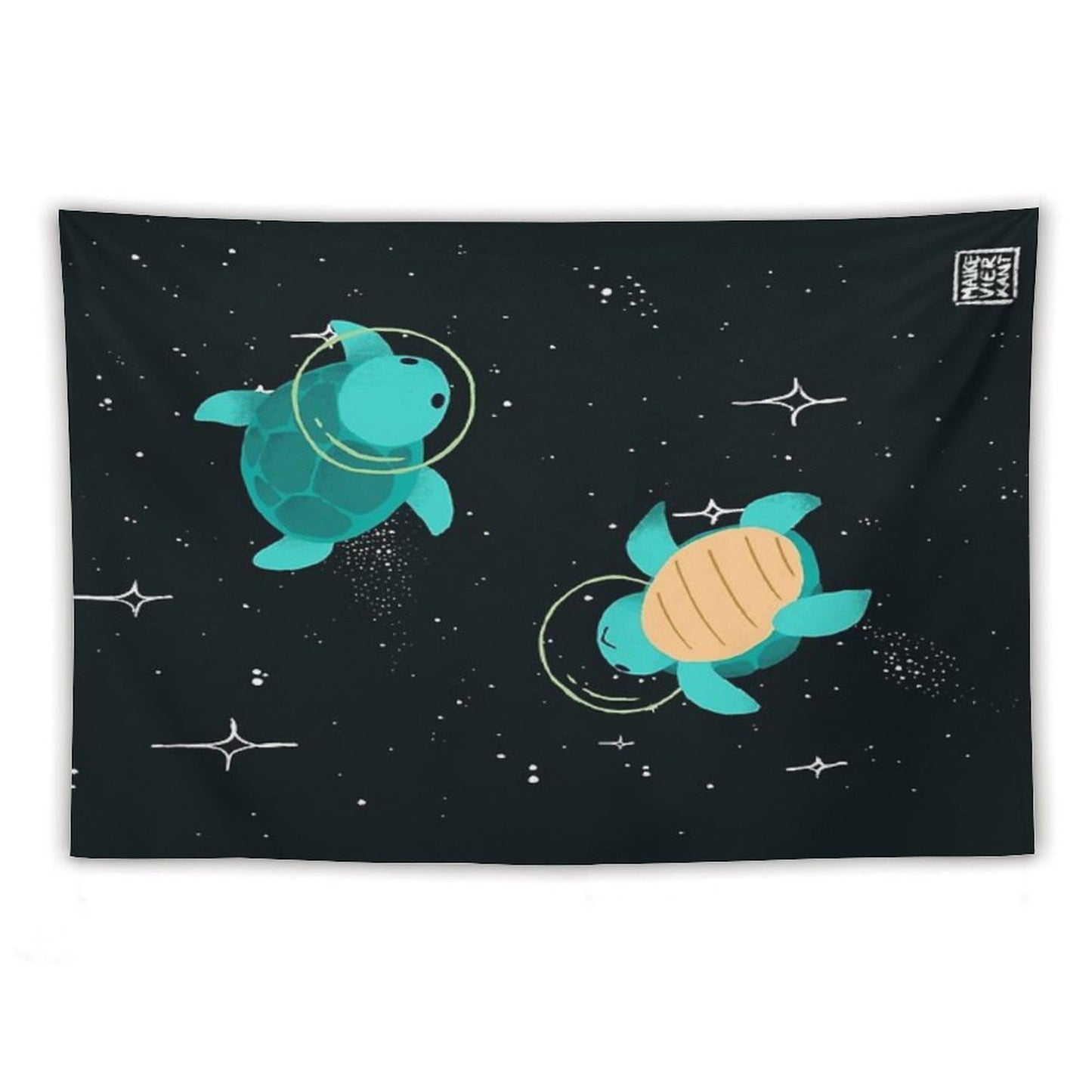 Space Turtles Tapestry