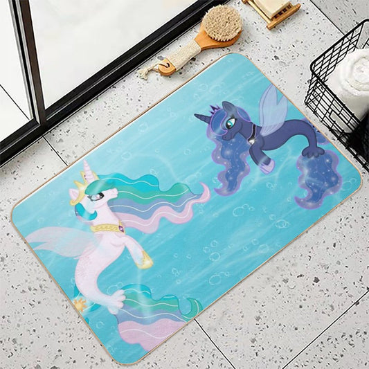 My Little Pony (Princess Celestia & Luna As Seaponies) Bath Mat