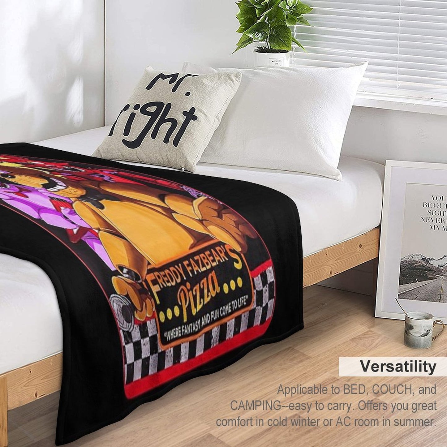 Five Nights at Freddy's Throw Blanket