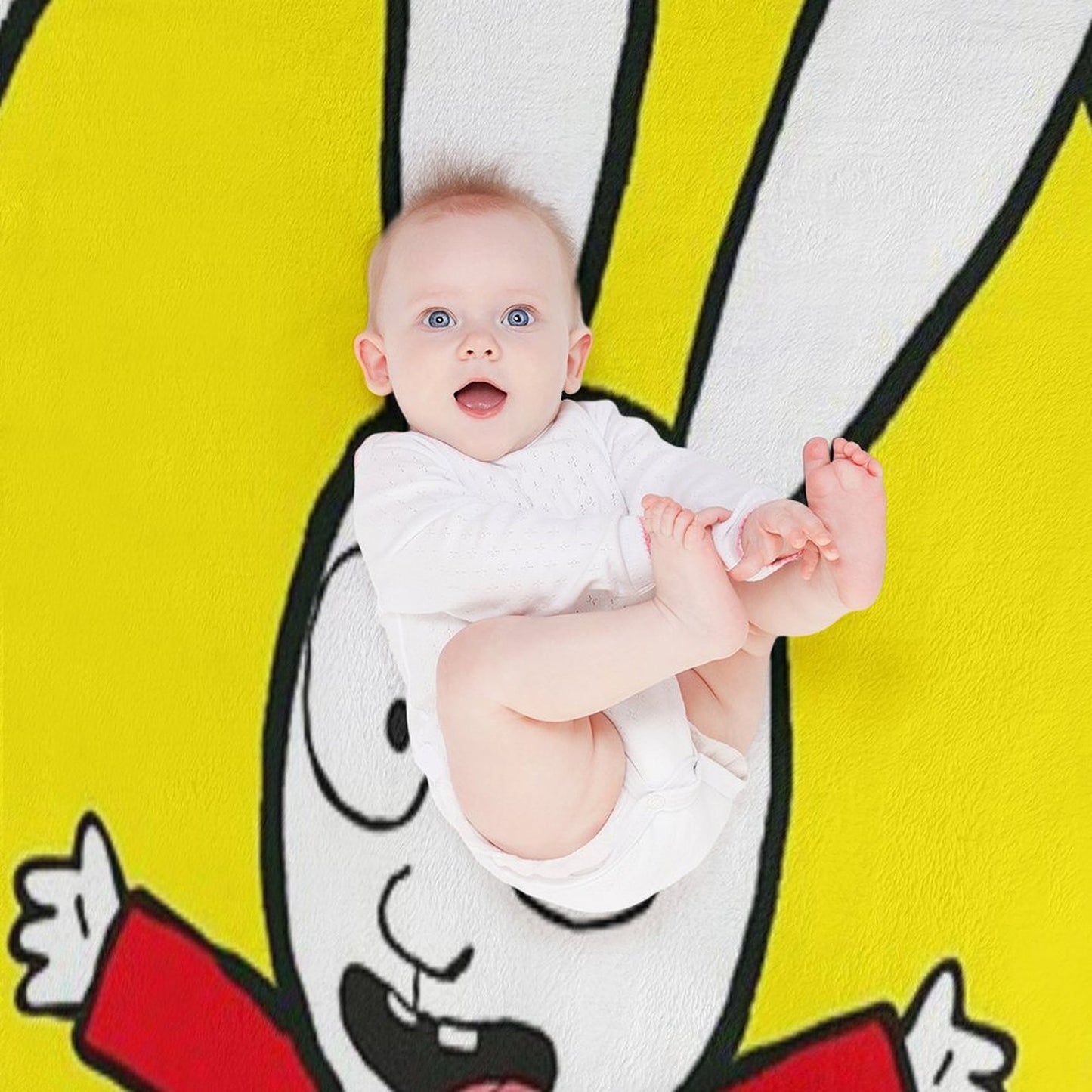 Simon The Rabbit Throw Blanket