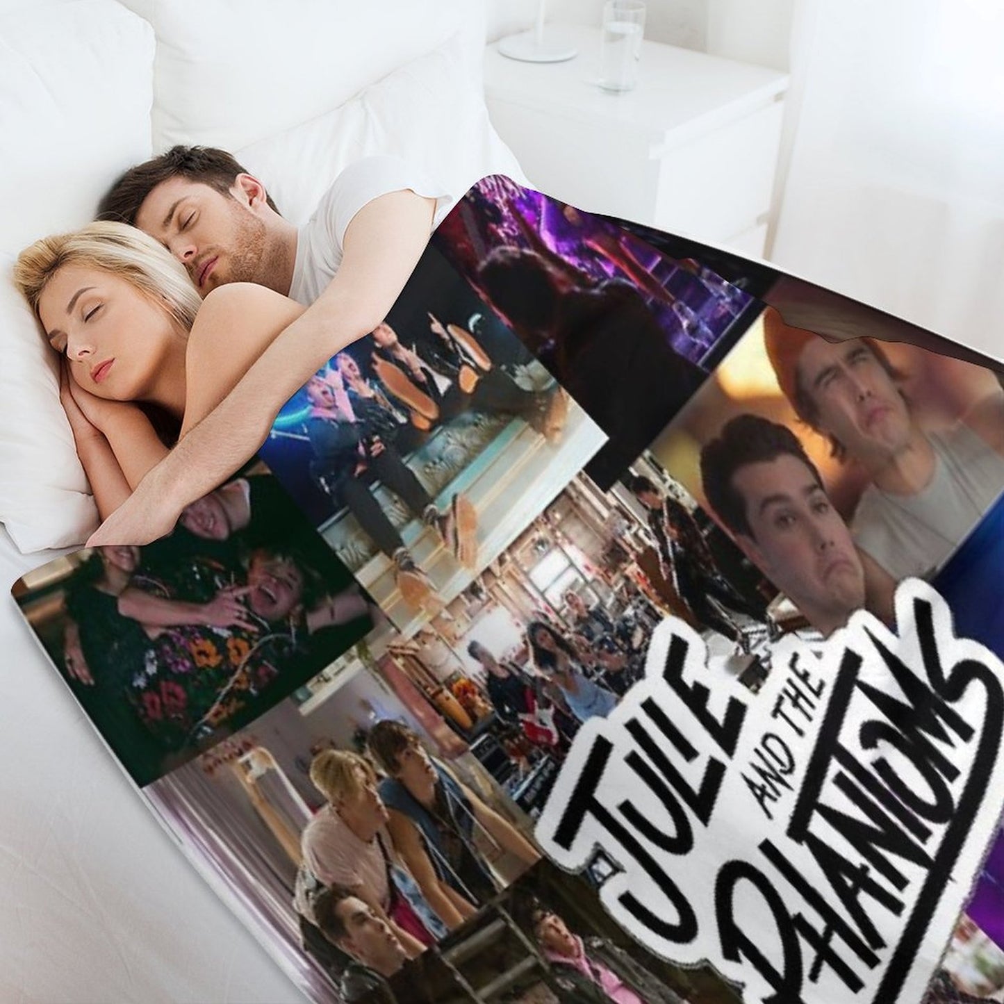 Julie And The Phantoms Band Collage Throw Blanket