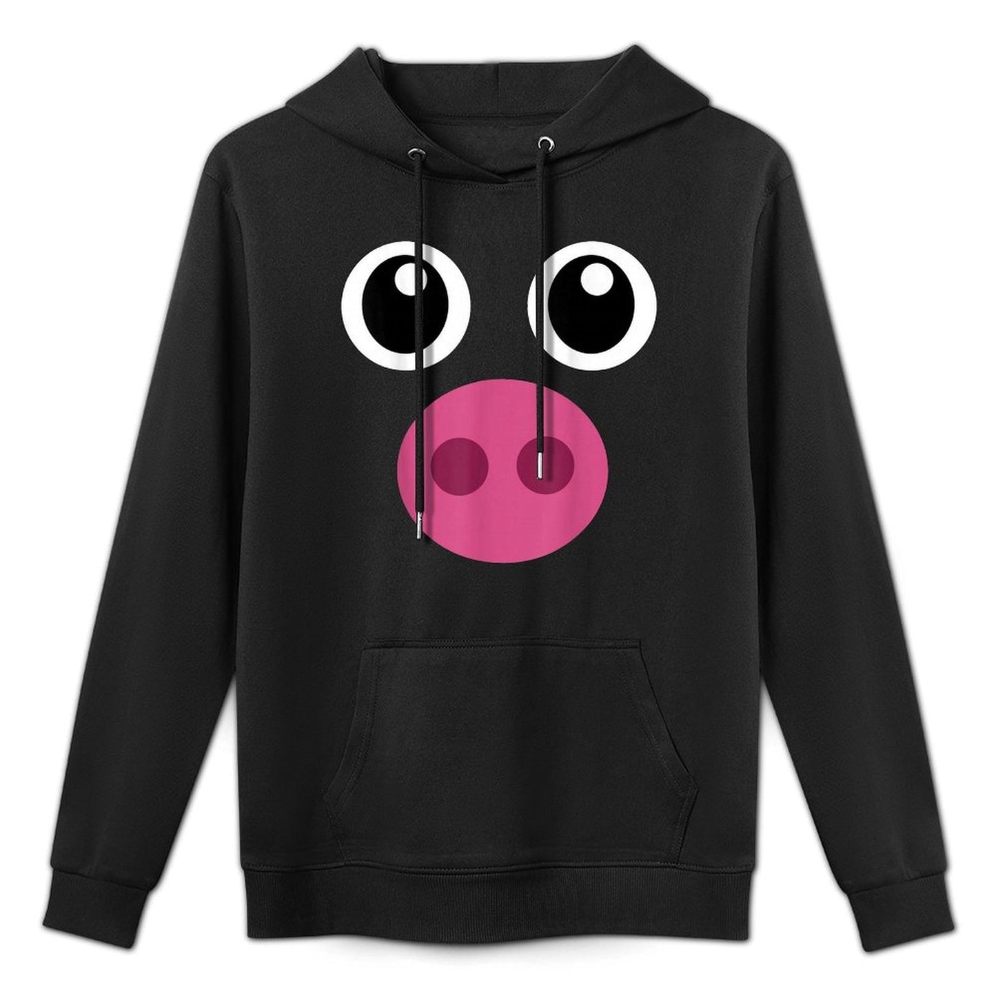 Funny Pig Face Swine Halloween Costume Gift Versatile Streetwear Hoodie