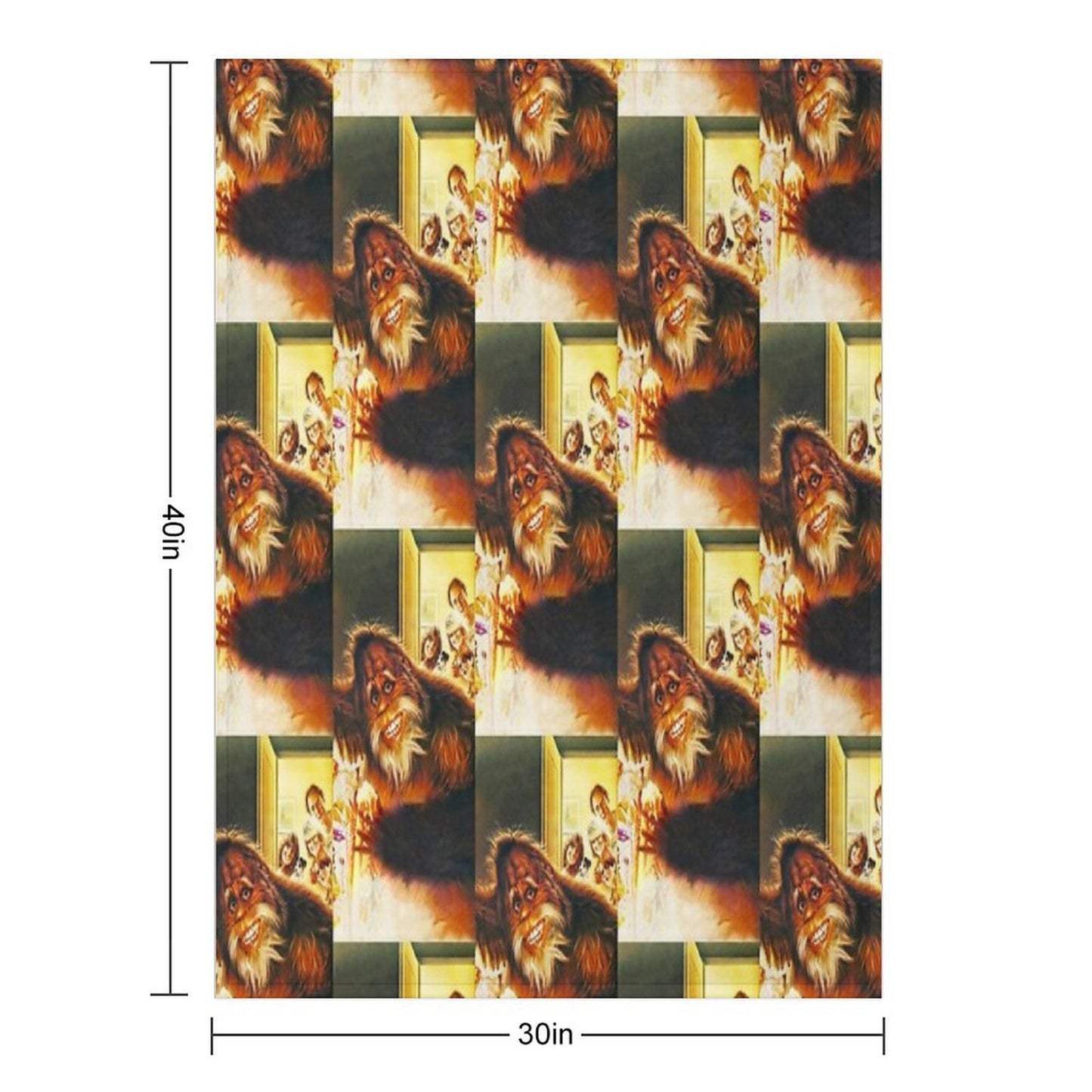 Harry And The Hendersons Throw Blanket