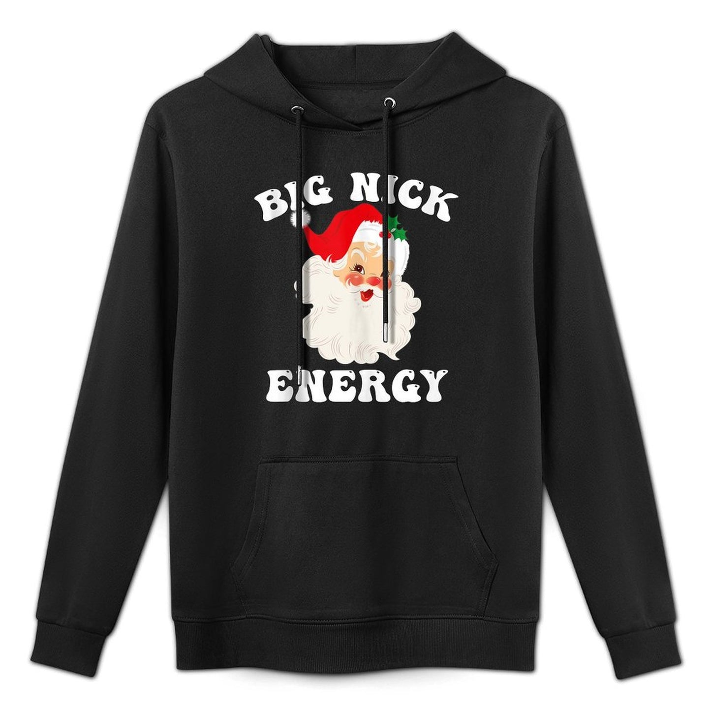 Big Nick Energy Santa Christmas Durable Construction Hoodie