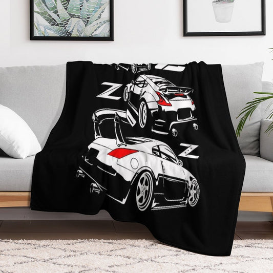 Z Family. 350z 370z 300zx Throw Blanket
