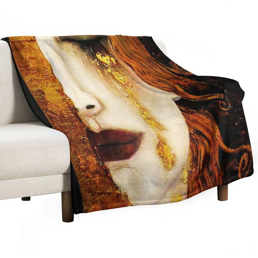Klimt Golden Tears Throw Blanket