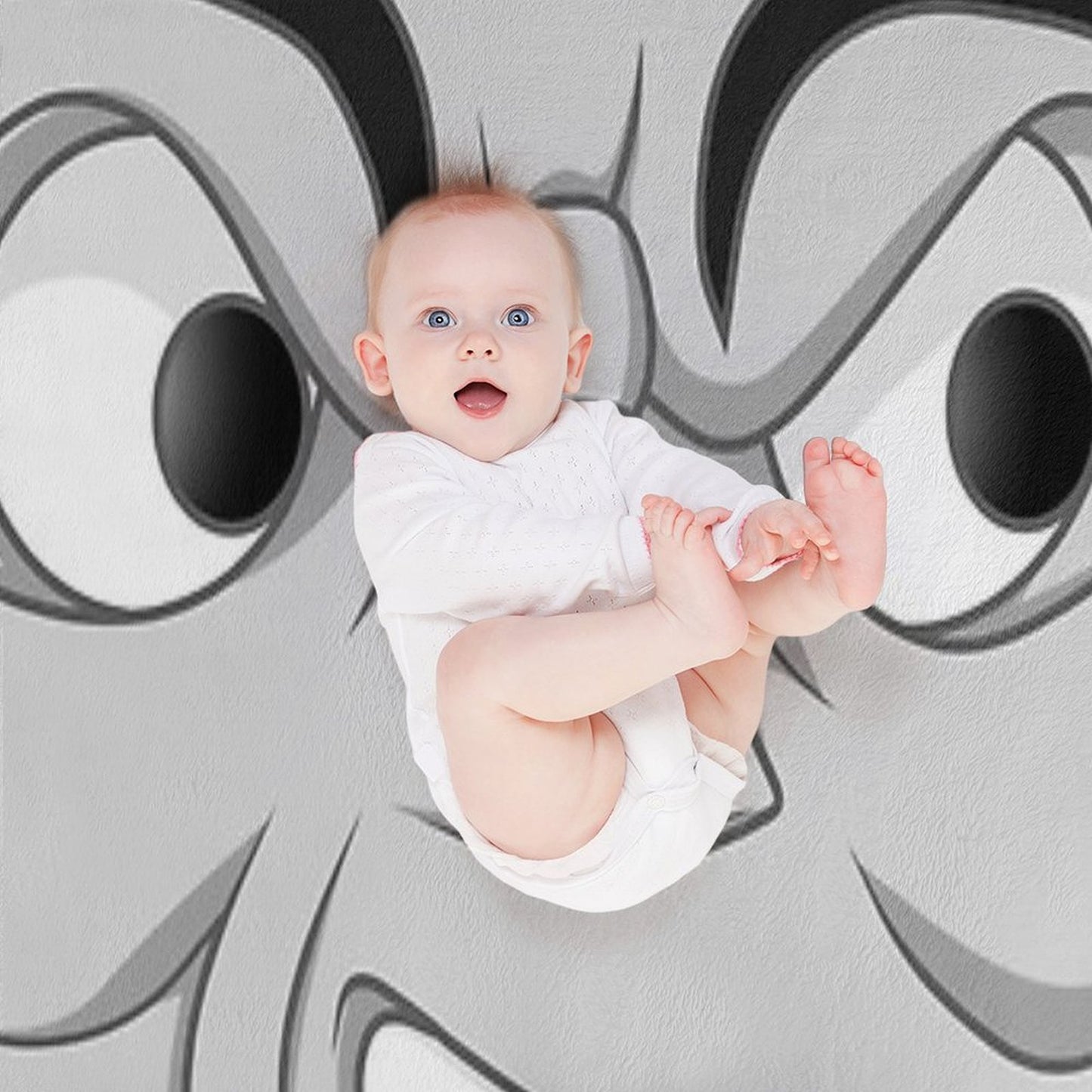 Diesel 10 (angry Face) Throw Blanket