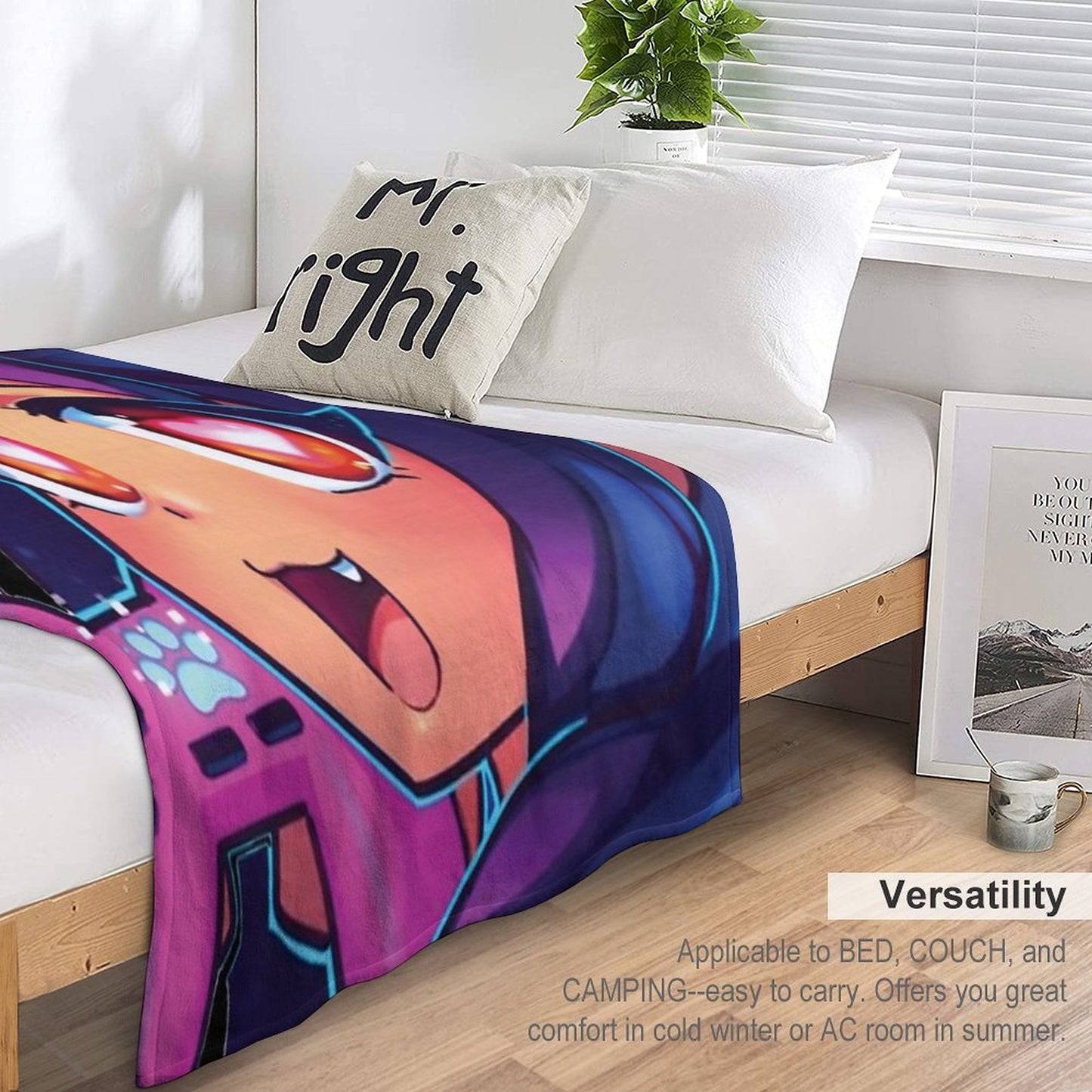 Aphmau with Video Game Throw Blanket