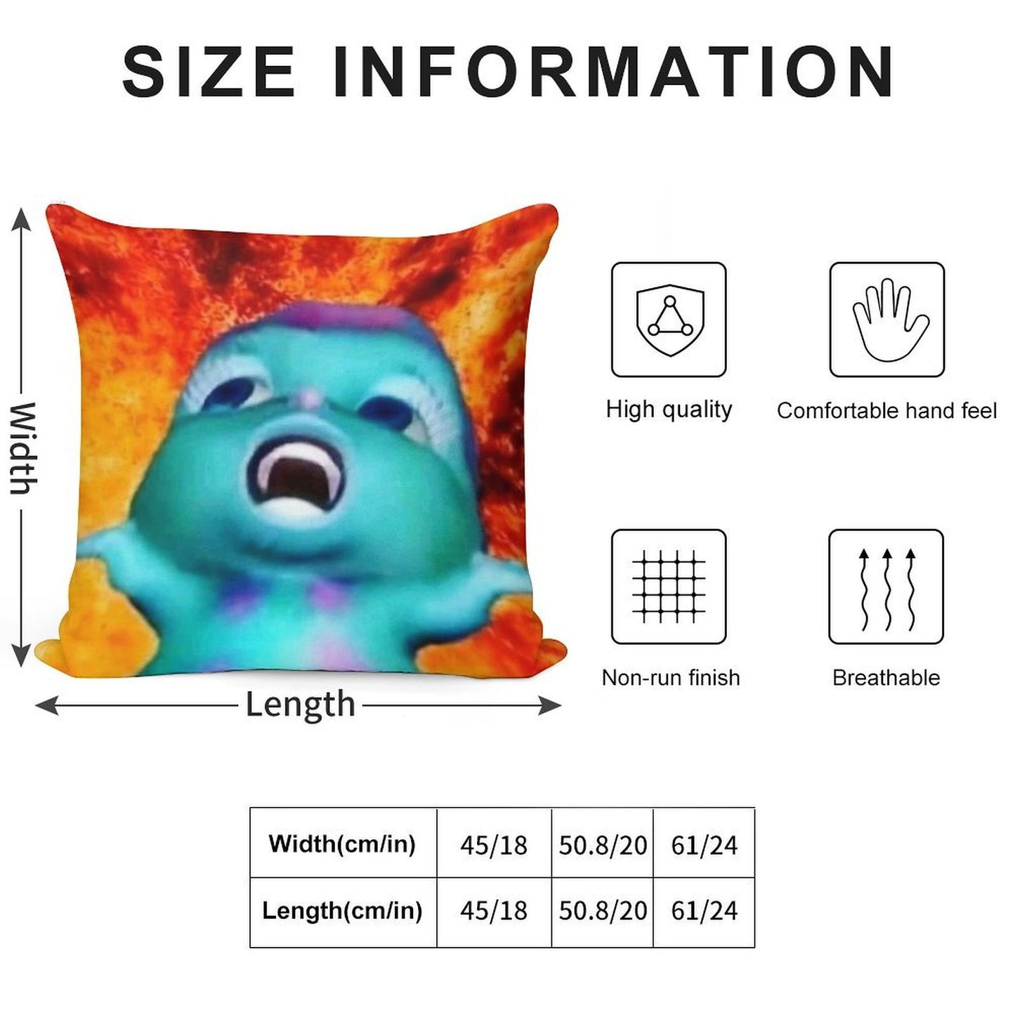 Bibble Meme Soft Durable Construction Throw Pillow