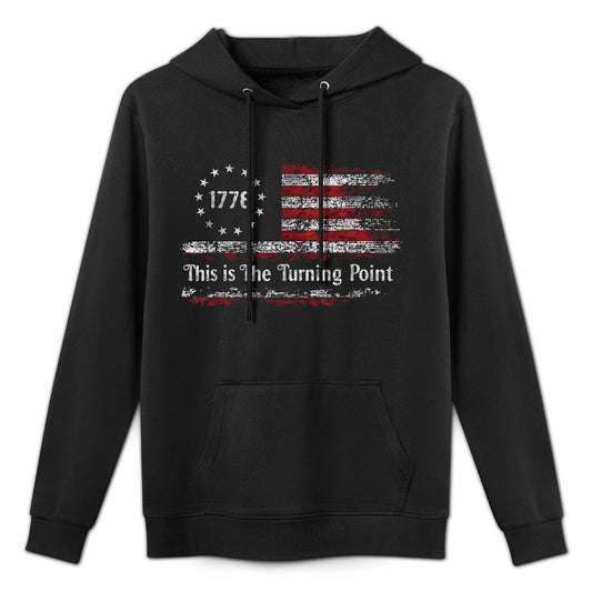 This Is The Turning Point American Freedom USA Easy Care Hoodie