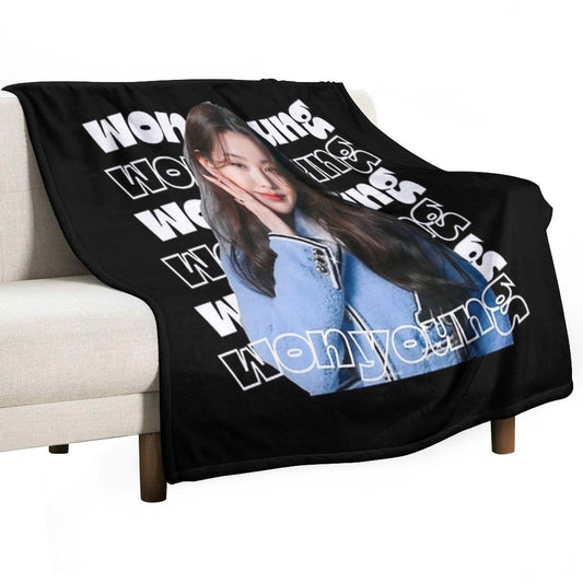 Wonyoung Throw Blanket