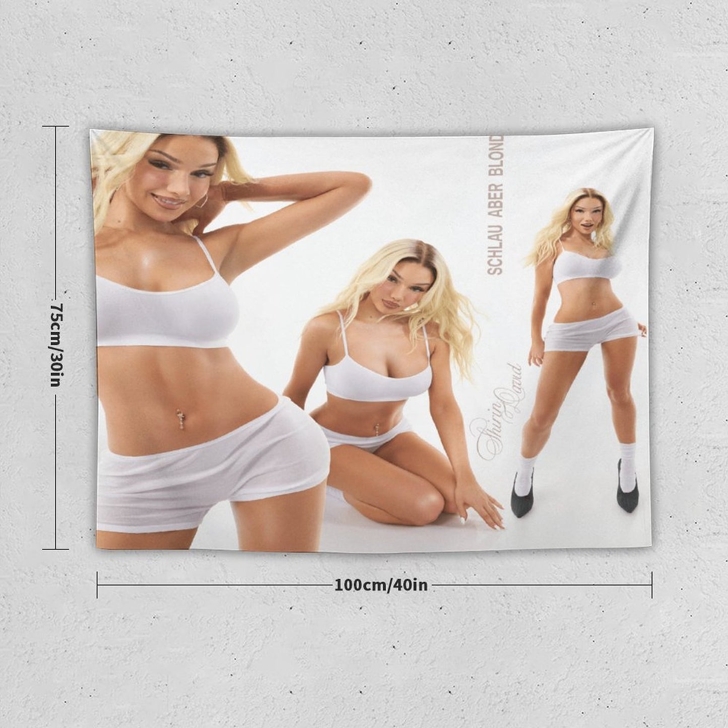 Schlau Aber Blond Tapestry