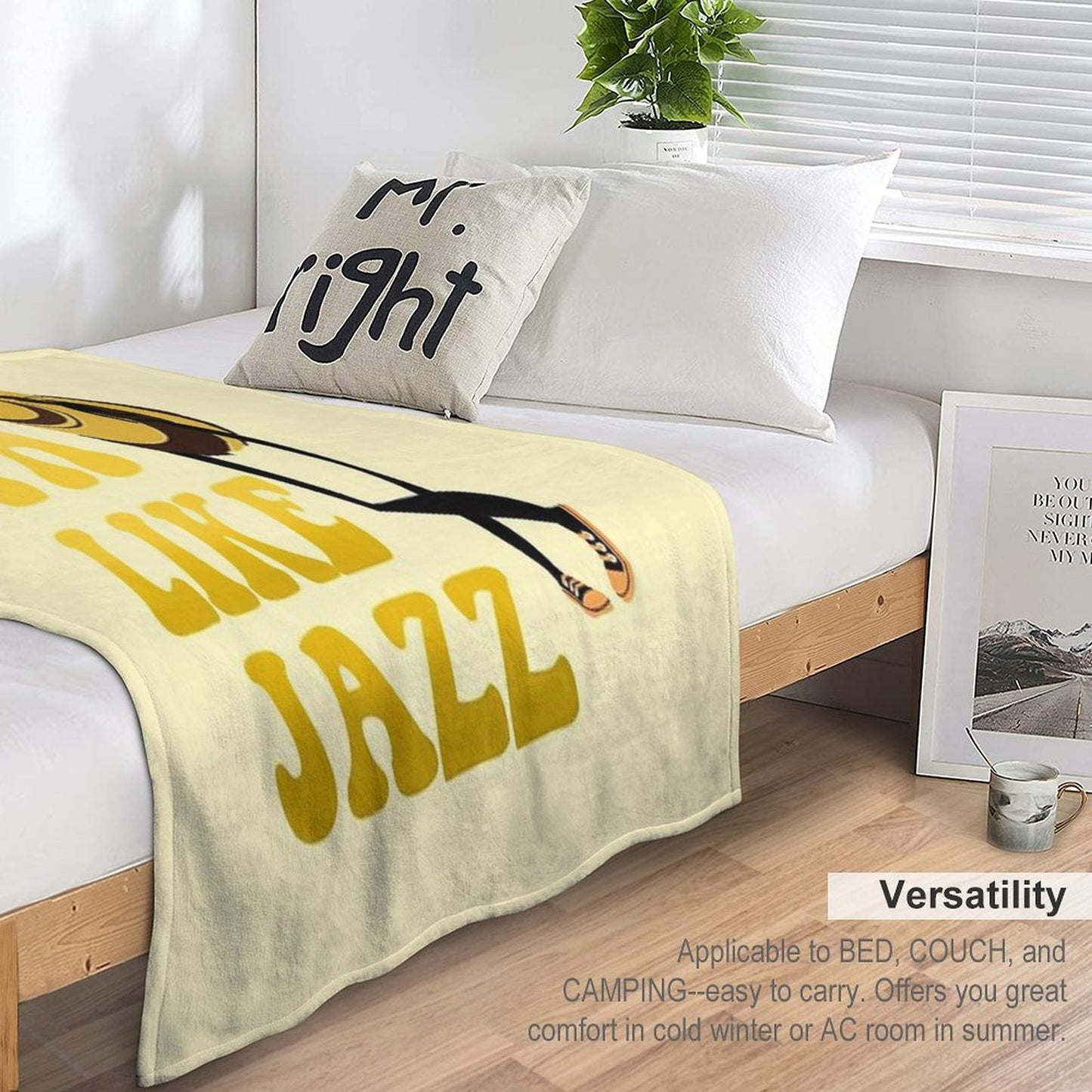Ya Like Jazz The Bee Movie Throw Blanket