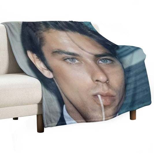 Alain Delon Throw Blanket