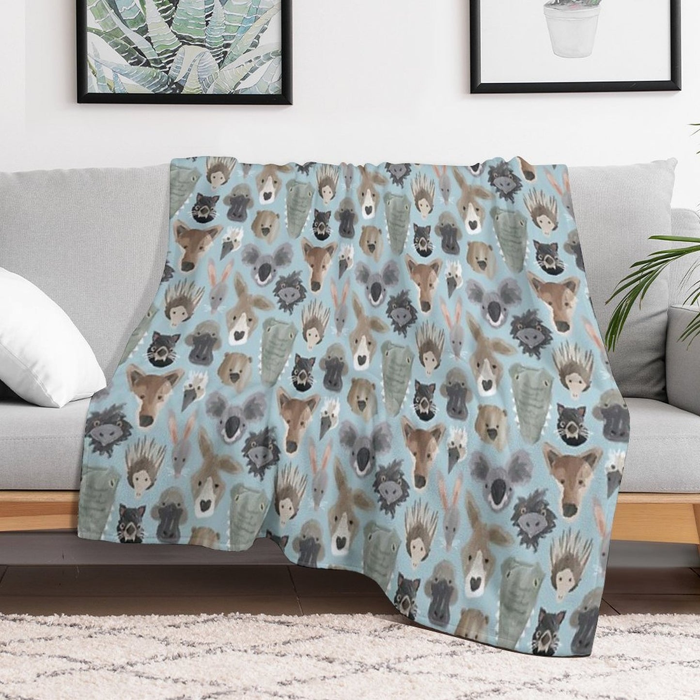 Dusky Outback Throw Blanket