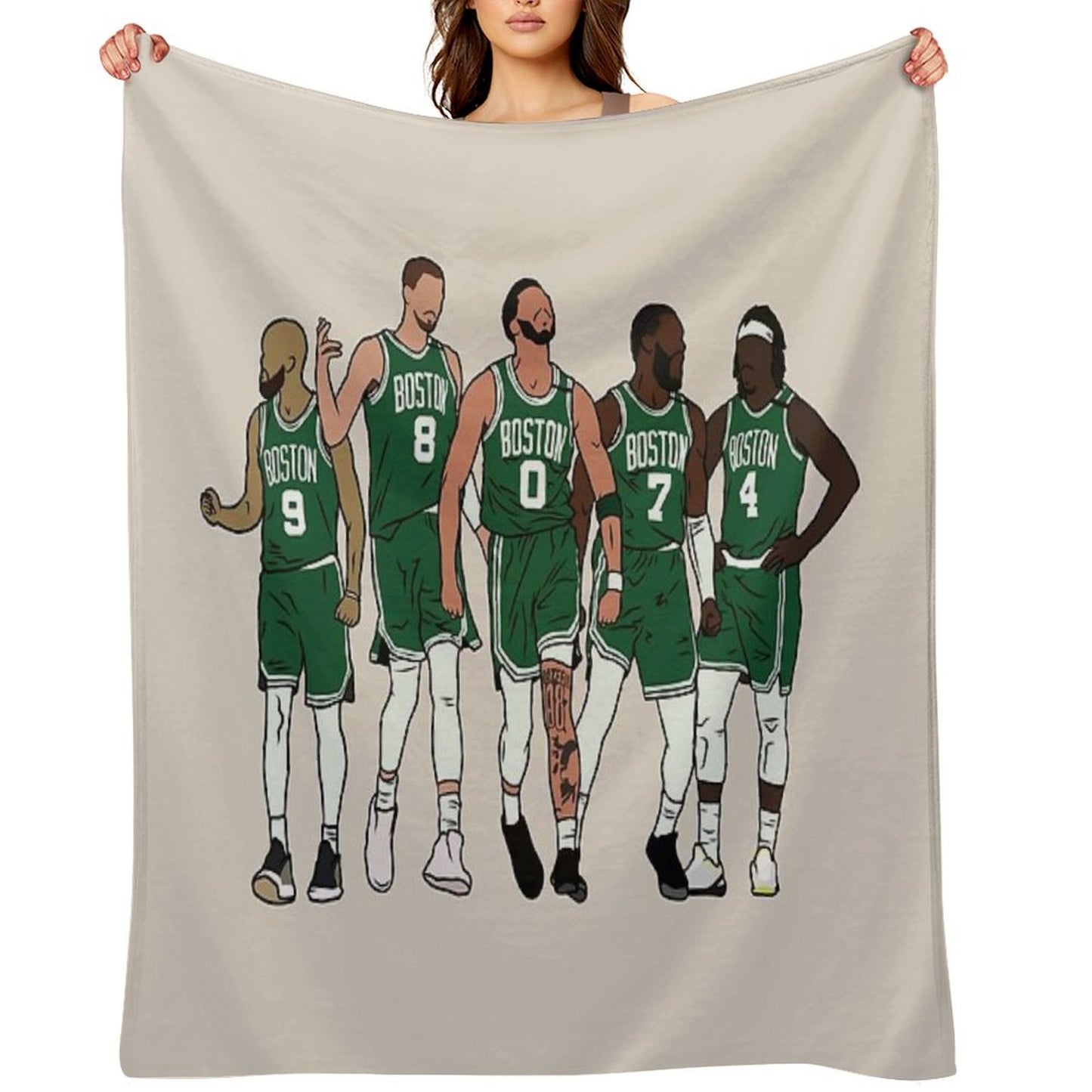 D White, KP, Jrue & The Jays Throw Blanket