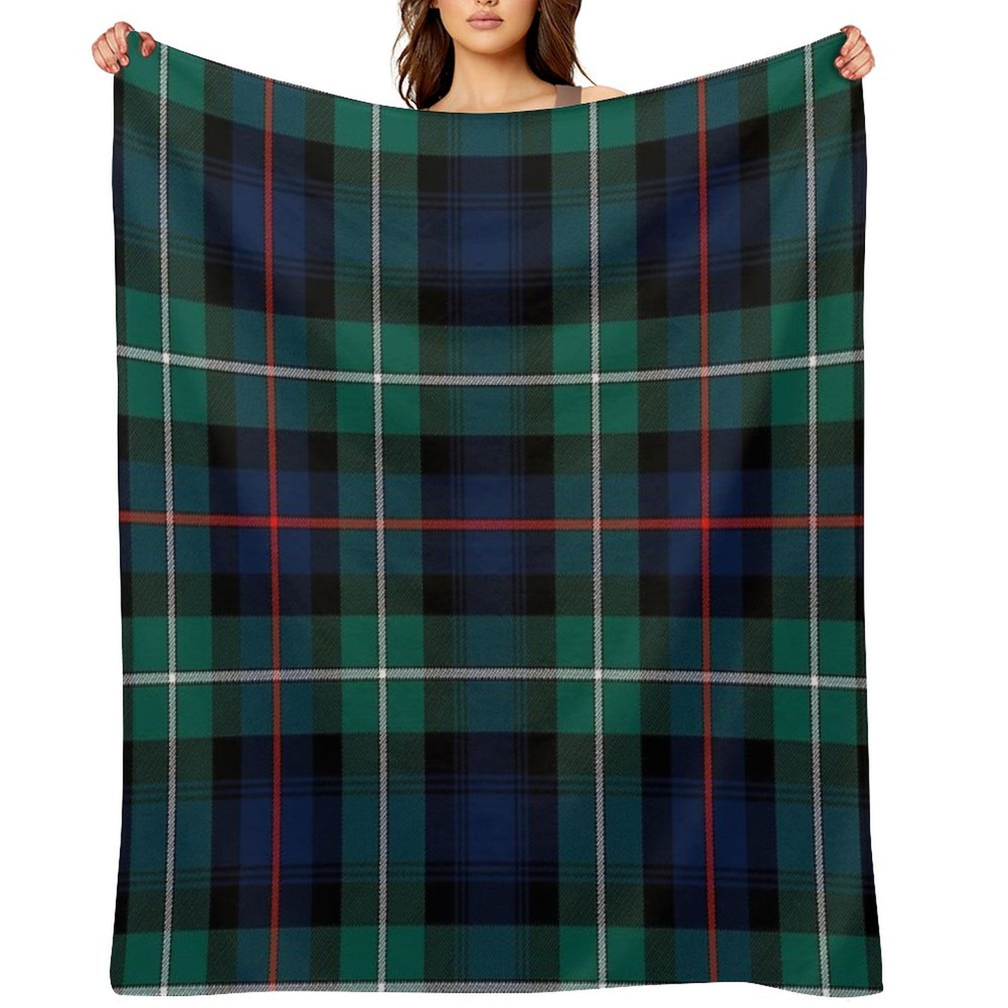 MacKenzie Modern Tartan Throw Blanket
