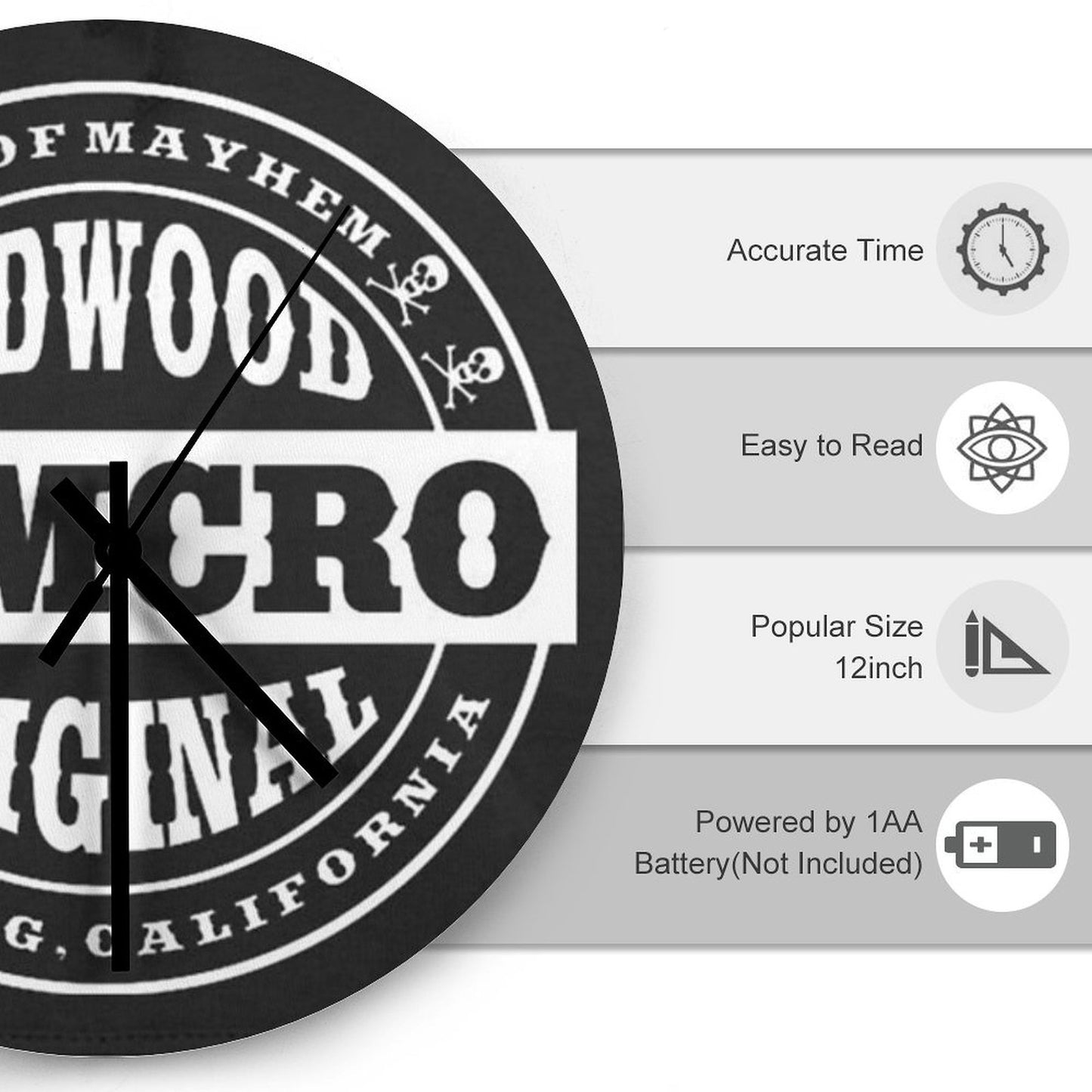 Sons of Anarchy, Samcro, SOA, Phone Case, Bag Wall Clock