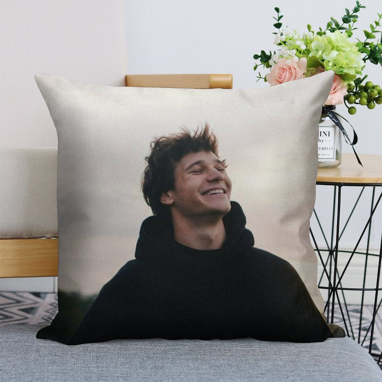 Wincent Weiss Linen Throw Pillow Cover
