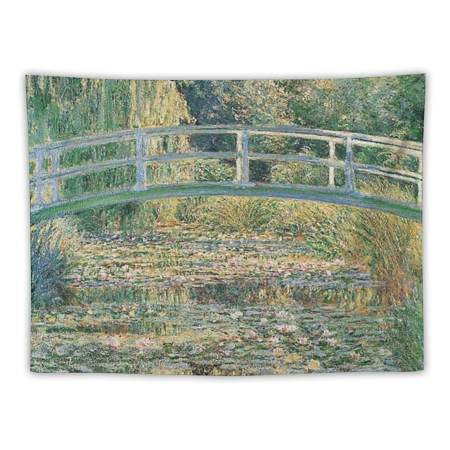 HD. The Water Lily Pond, by Claude Monet. HIGH DEFINITION Tapestry