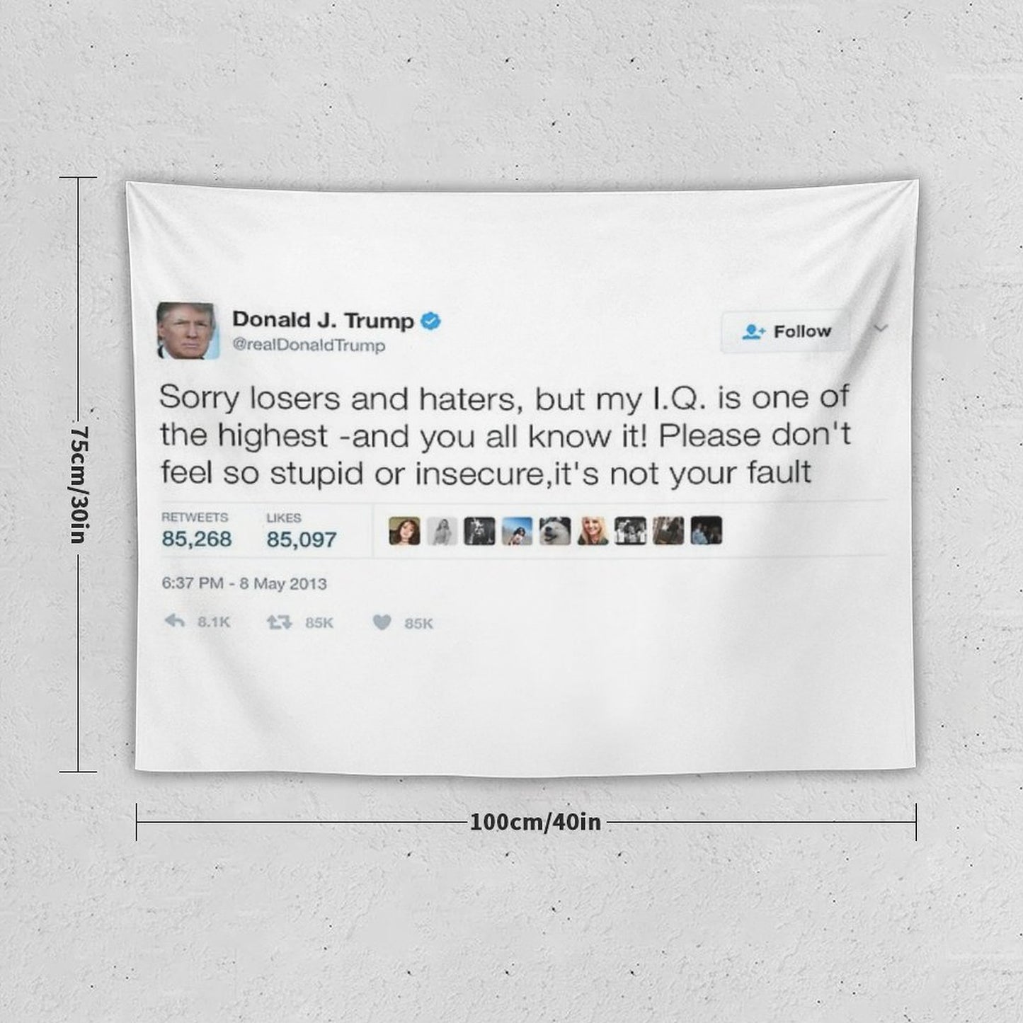Donald Trump - My IQ Is One of The Highest Tapestry
