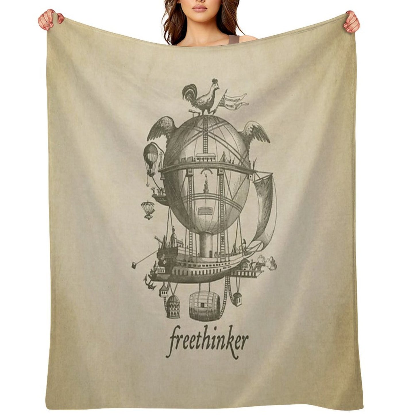 Freethinker Throw Blanket