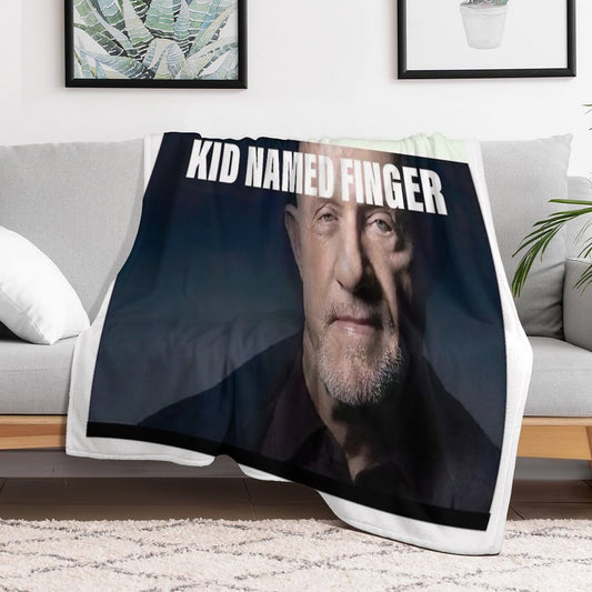 Kid Named Finger Throw Blanket