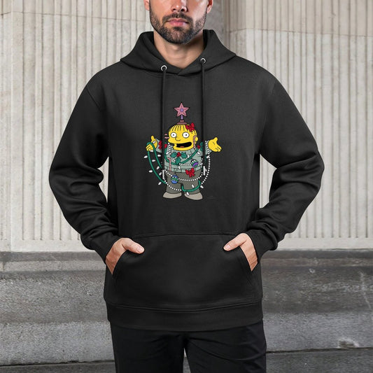 The Simpsons Christmas Ralph Wiggum Tangled Lights Casual Wear Hoodie