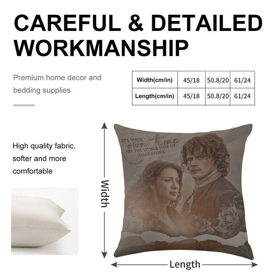 When Do I Belong   1x11 Linen Throw Pillow Cover