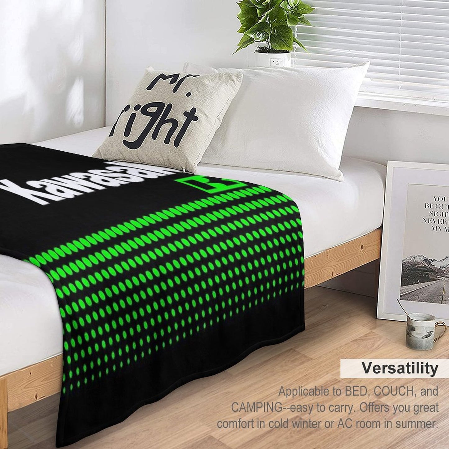 KAWASAKI Team Throw Blanket