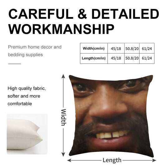MC Ride Linen Throw Pillow Cover
