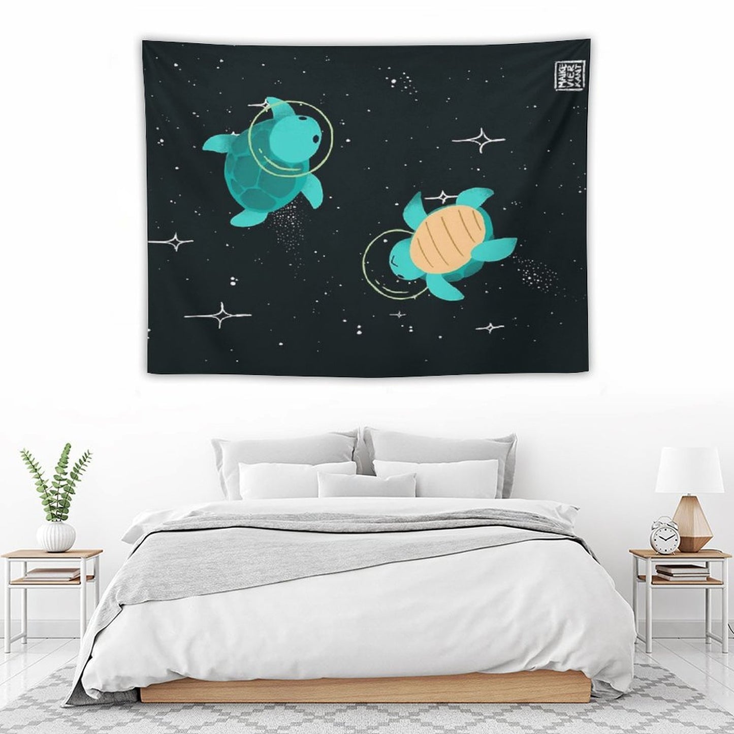 Space Turtles Tapestry