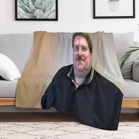 Drachenlord Poster - Rainer Winkler The Superstar Original (2024) Upscaled, High Quality Poster Throw Blanket