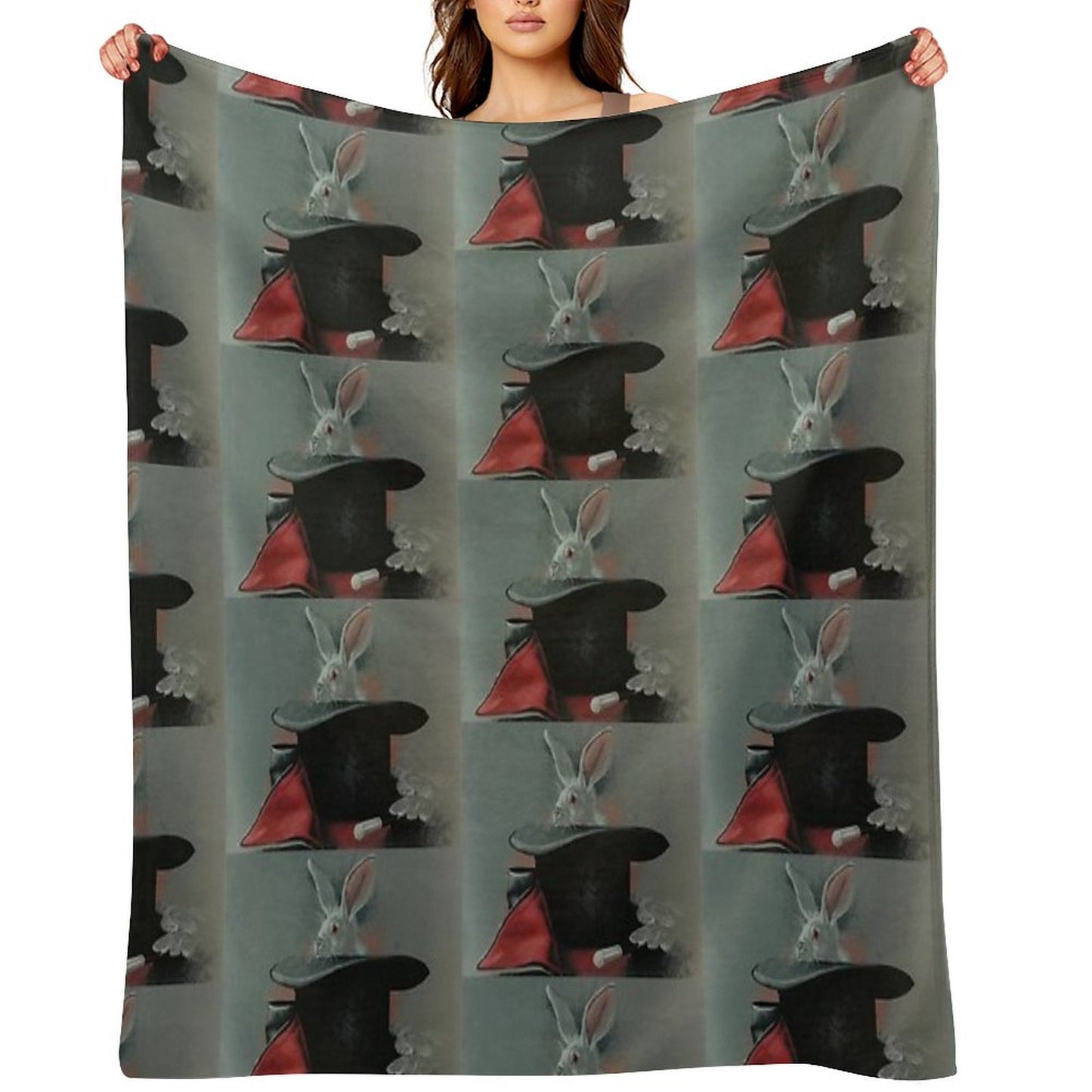 The Magician's Wares Throw Blanket