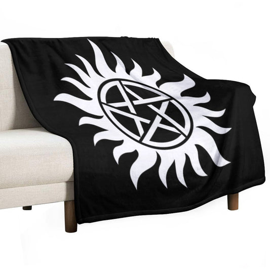 Supernatural Sigil - Anti Possession Throw Blanket