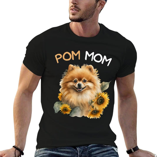 Pomeranian Mom Pom Dog Mama T-Shirt