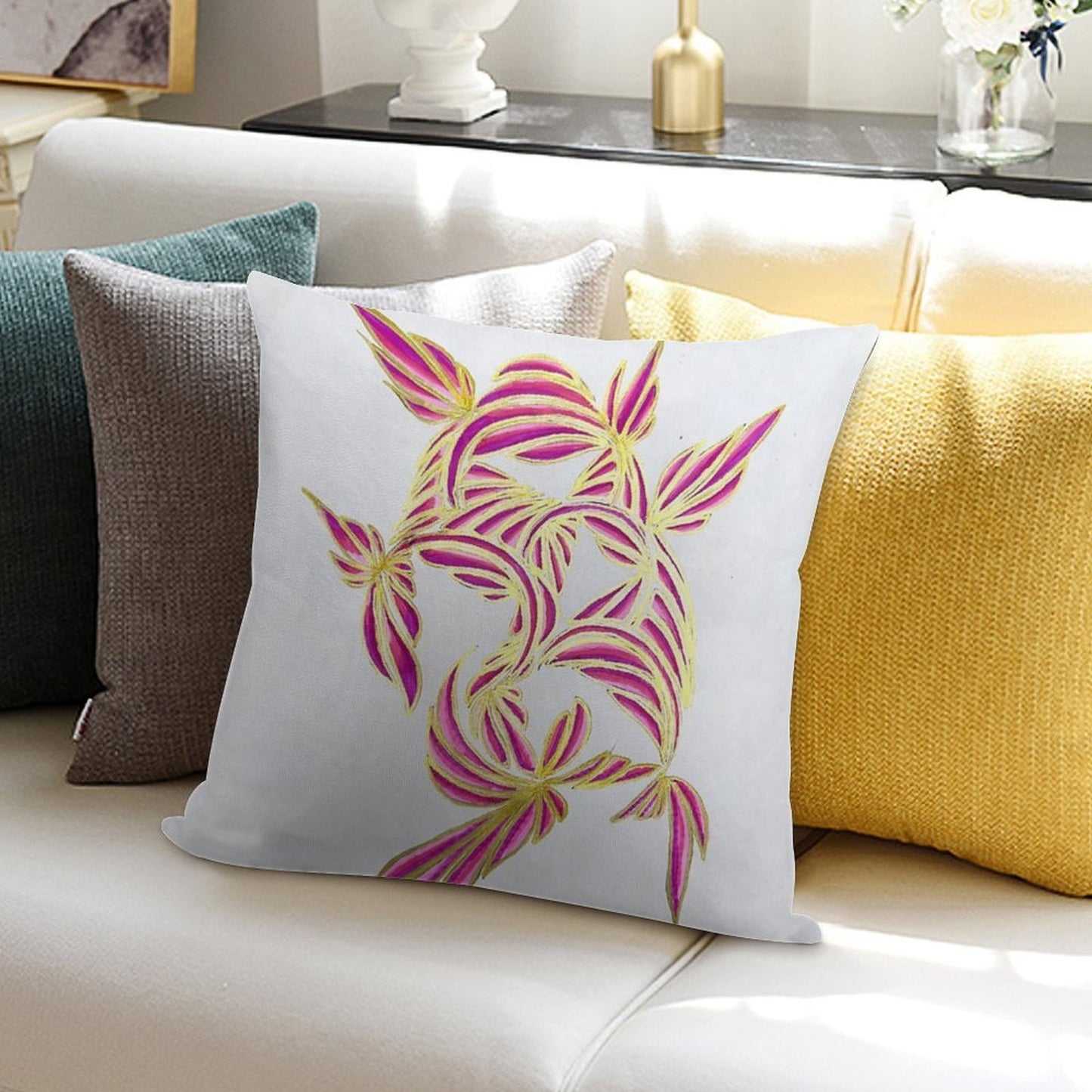 Sweet Delight Soft Durable Construction Throw Pillow