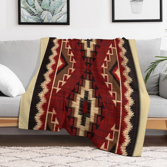 Navajo PATTERNS TRIBAL ETHNIC Throw Blanket