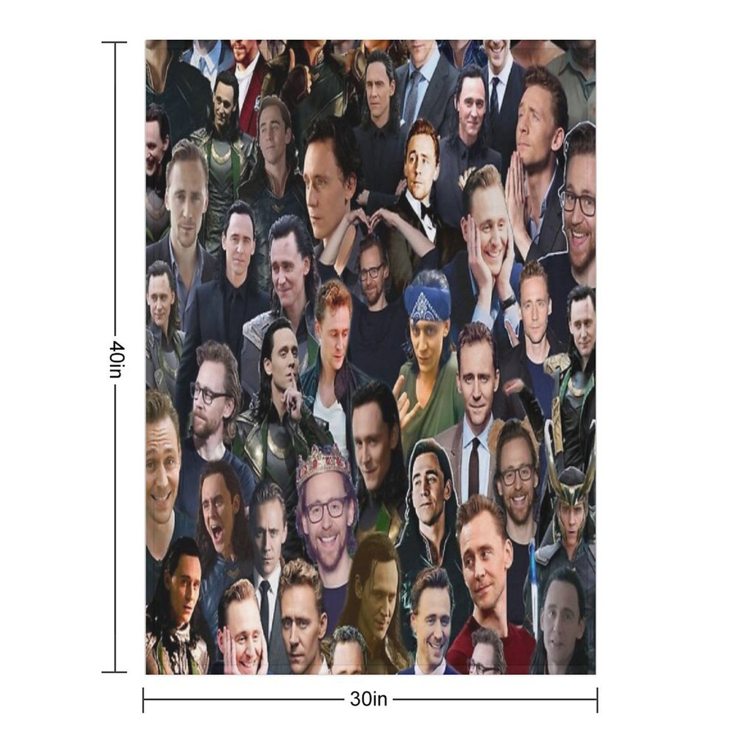 Tom Hiddleston Throw Blanket