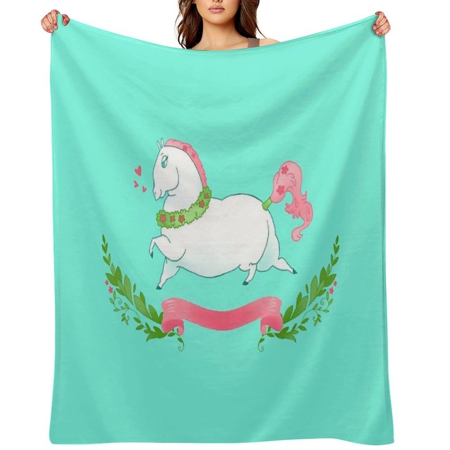 Opera Horse Throw Blanket