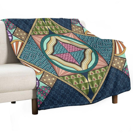 Vintage Pattern Throw Blanket