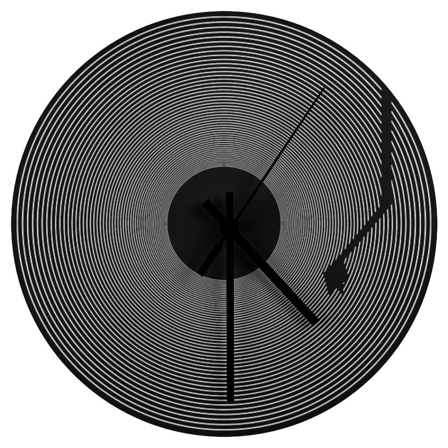 Vinyl Records Collector Gift Idea Turntable Wall Clock