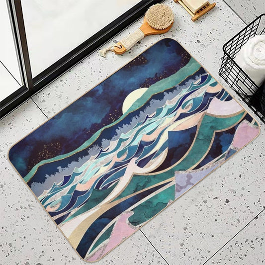 Moonlit Ocean Bath Mat