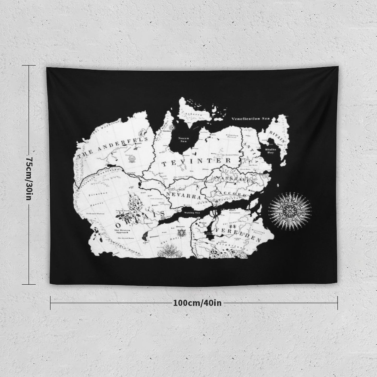Thedas Map Tapestry