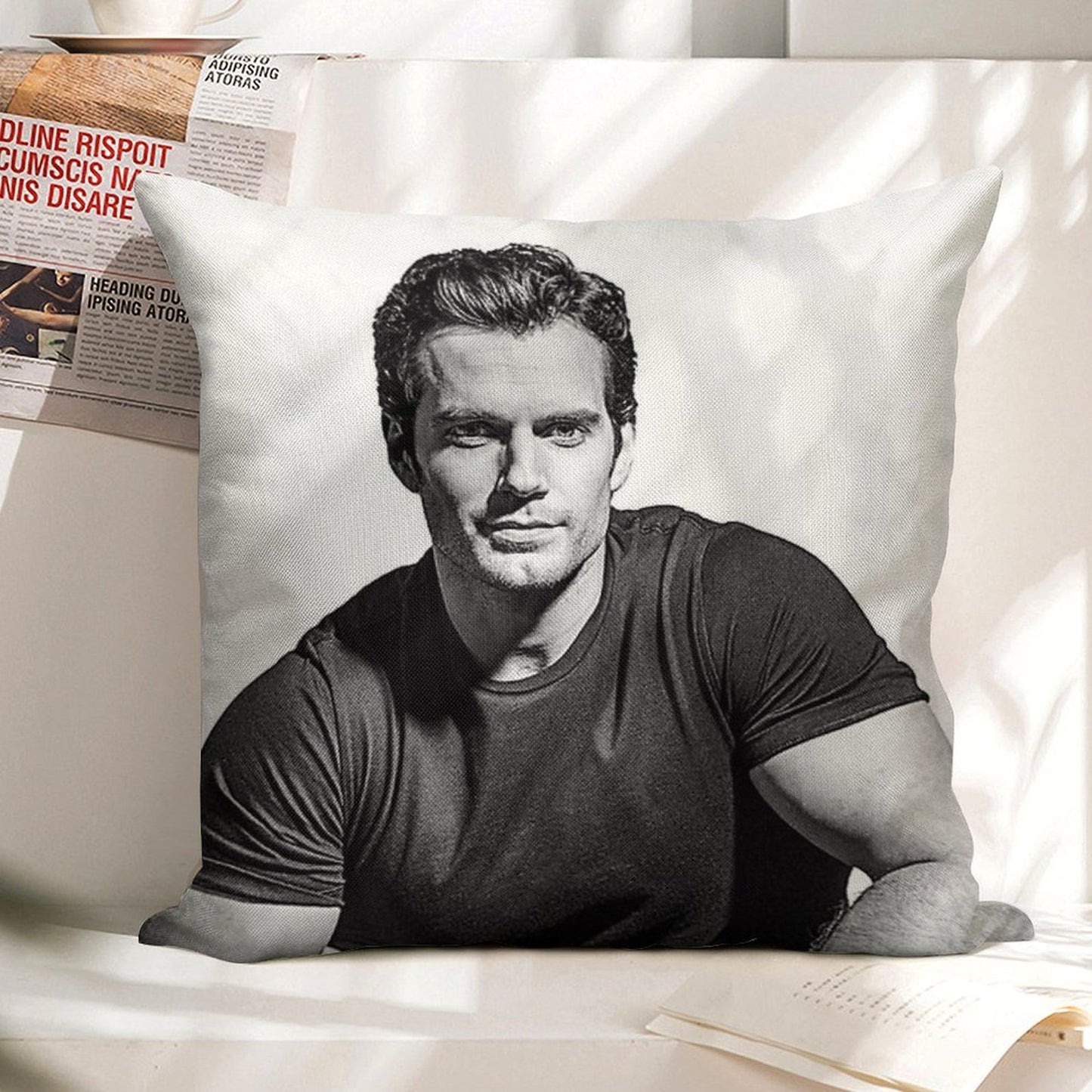 B&W HENRY Linen Throw Pillow Cover