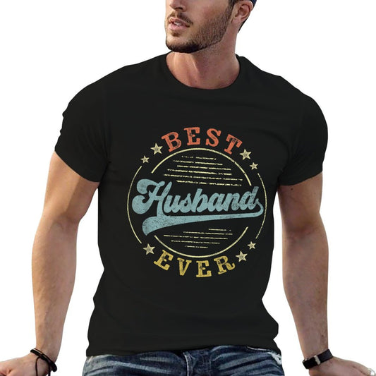 Best Husband Ever Father's Day Husband Gifts Vintage Emblem T-Shirt