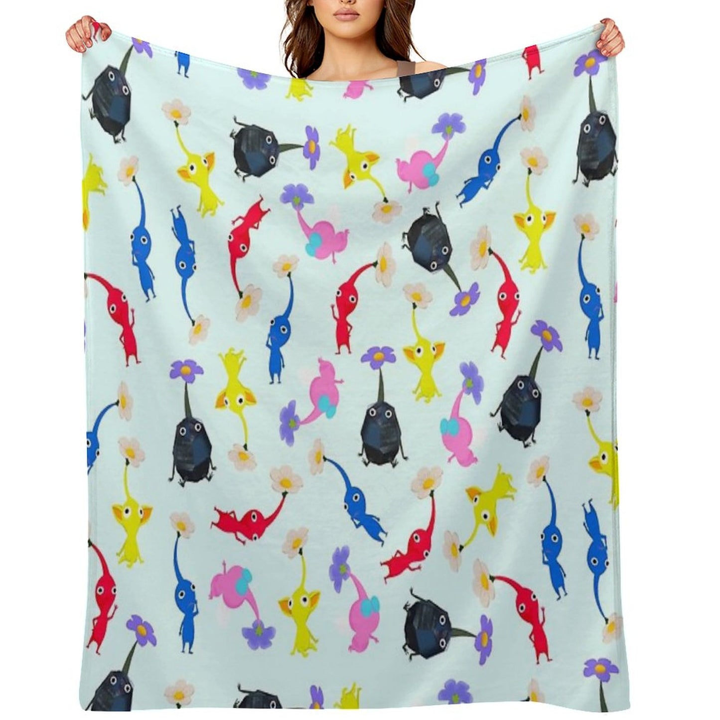 Pikmin Throw Blanket